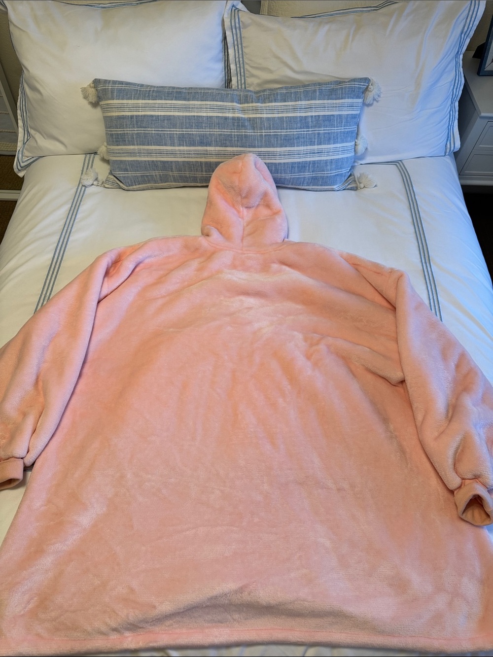 Snugee- oversized Fleece lounge comfy top - Pink - Picture 5 of 5